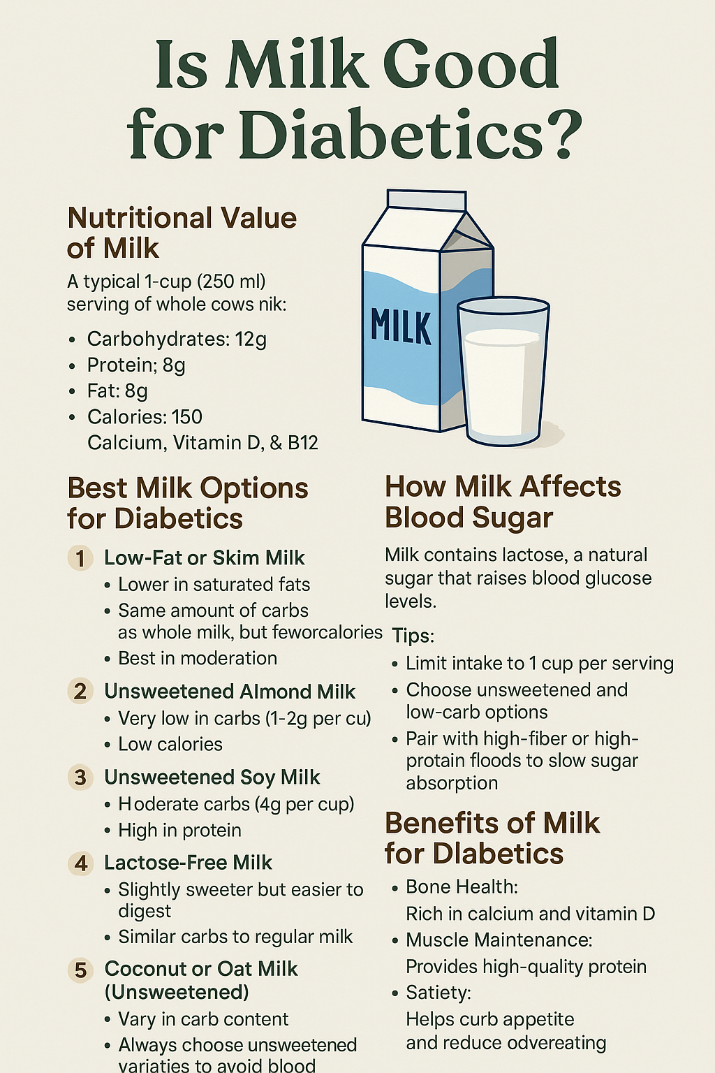 Is Milk Good for Diabetics? A Comprehensive Guide
