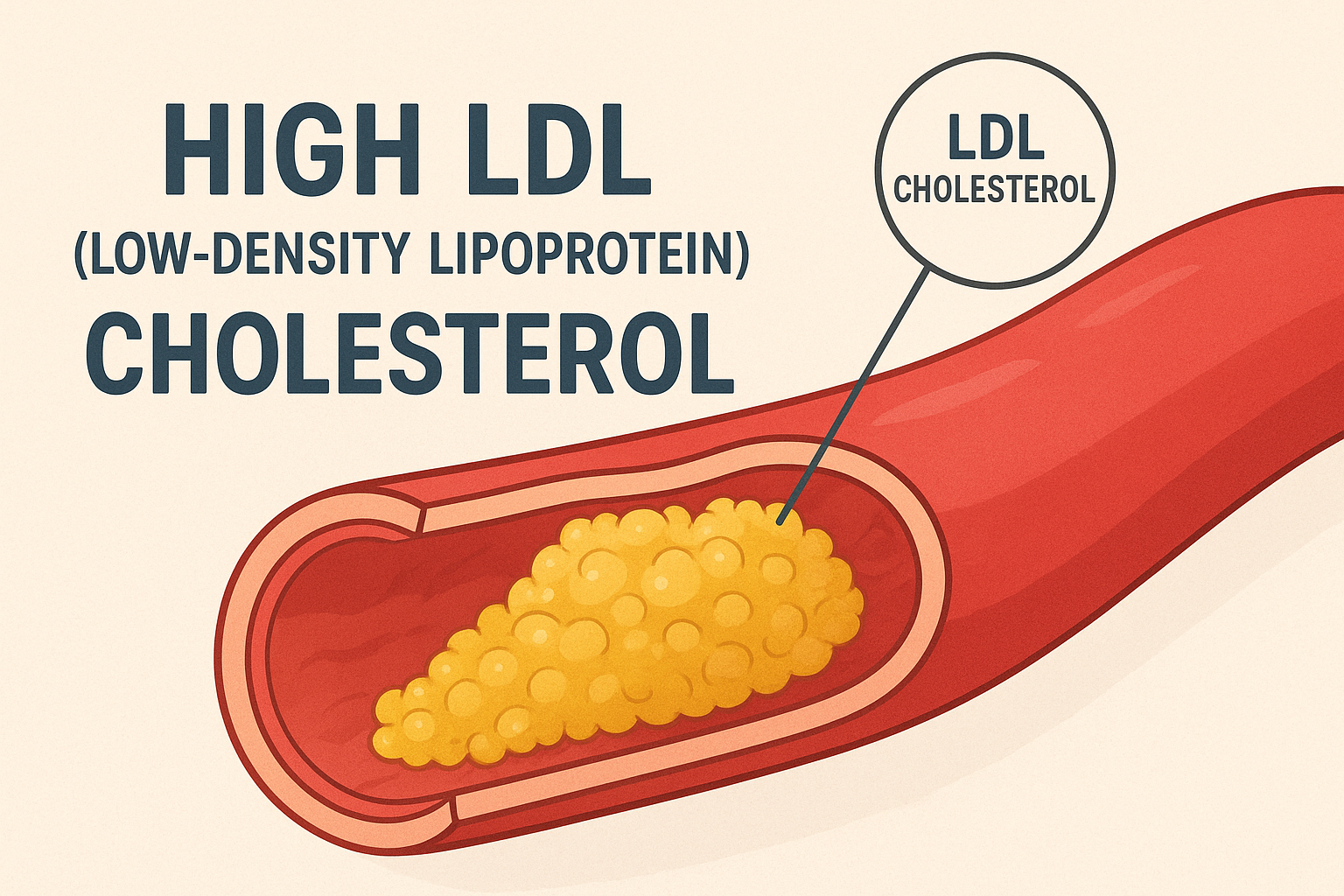 High LDL (Low-Density Lipoprotein) Cholesterol: Causes, Risks, and Management