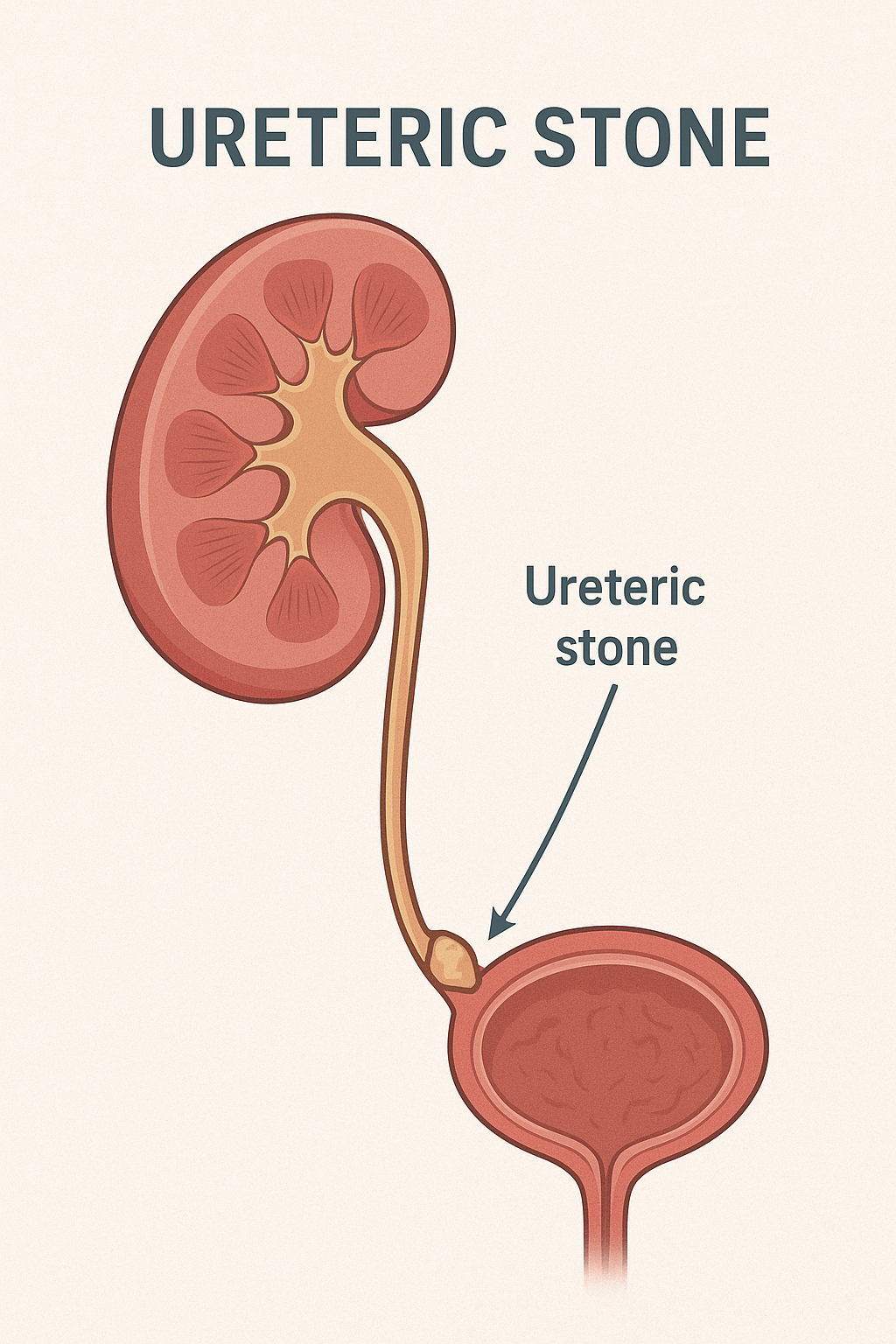 Ureteric Stone: Causes, Symptoms, Diagnosis, and Treatment