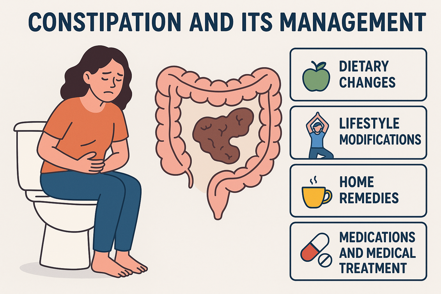 Constipation and Its Management: Causes, Symptoms, and Treatment