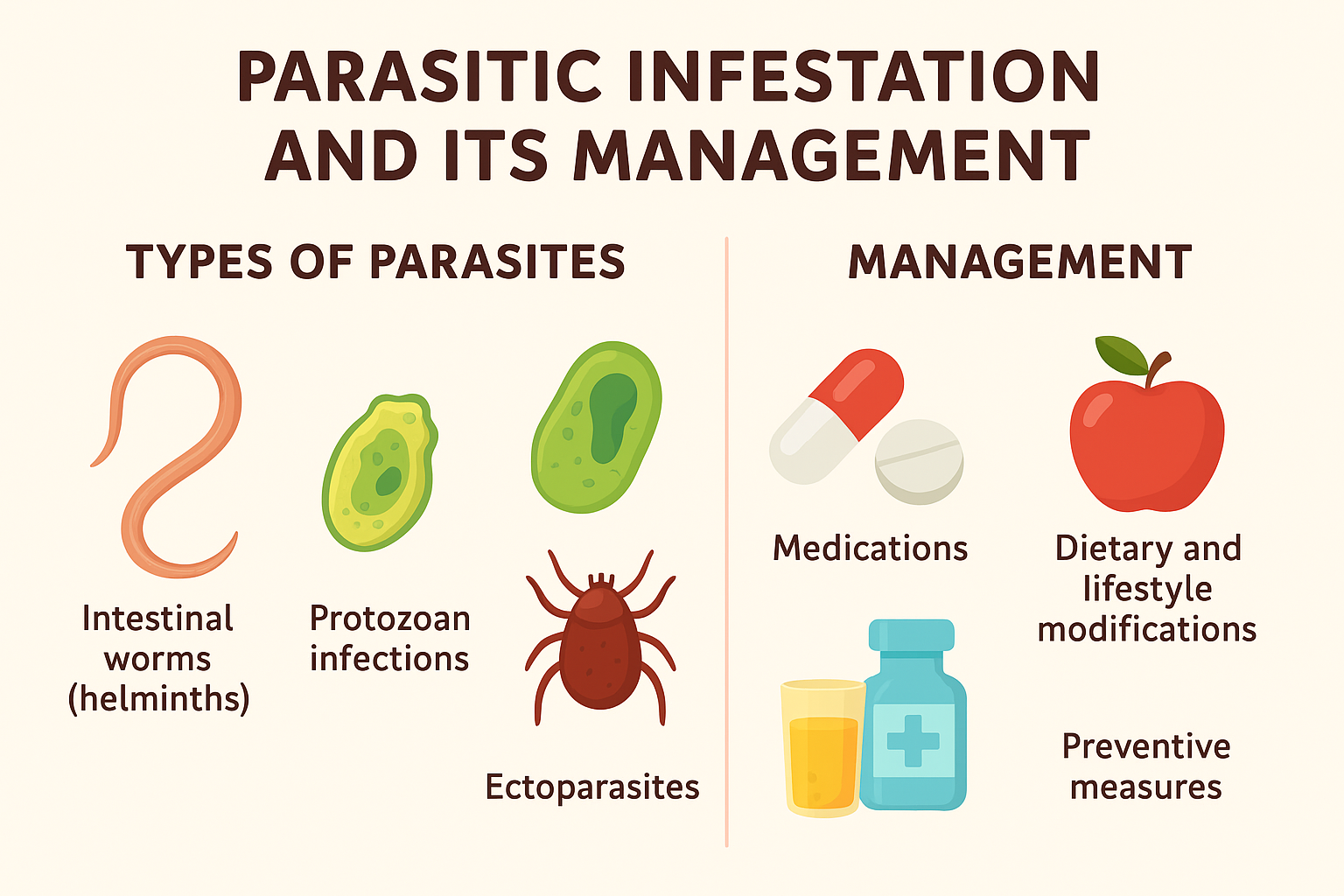 Parasitic Infestation and Its Management: Causes, Symptoms, and Treatment