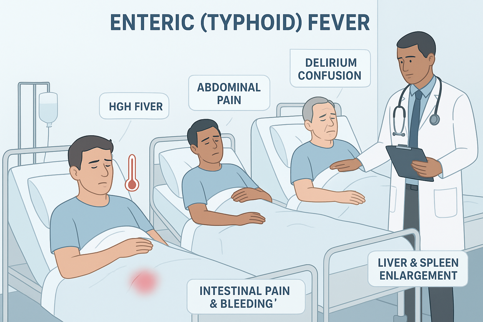 Typhoid Fever and Its Management: Causes, Symptoms, and Treatment