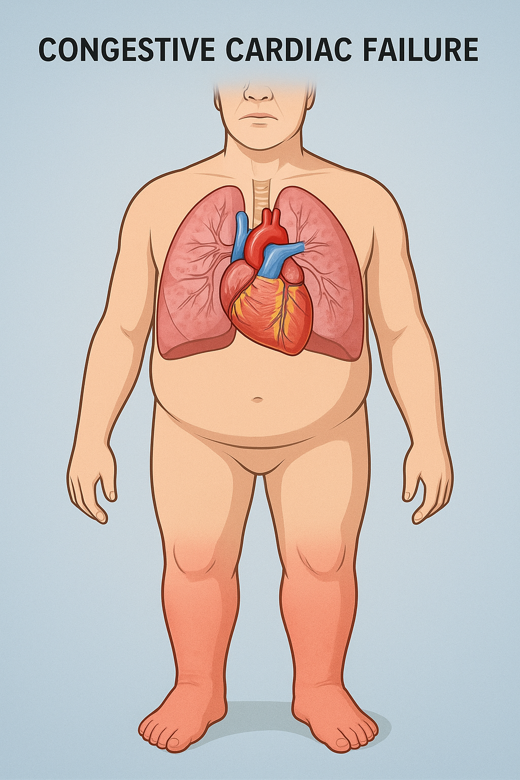 Congestive Cardiac Failure (CCF): Symptoms, Causes, Diagnosis, and Management