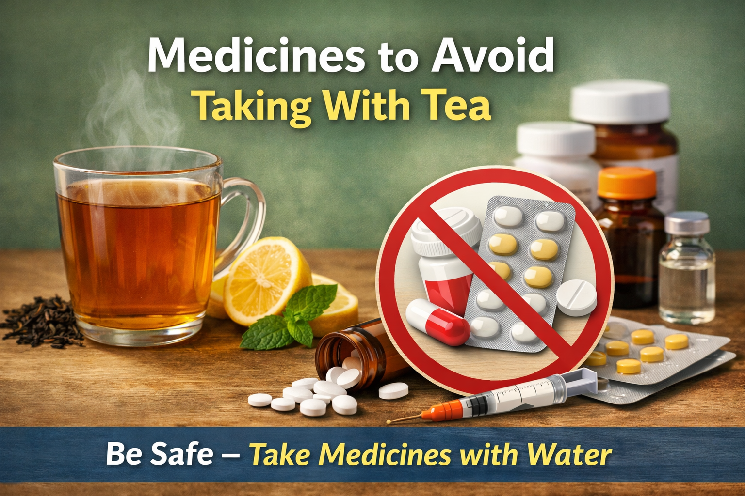 Medicines to Avoid Taking With Tea: What You Need to Know
