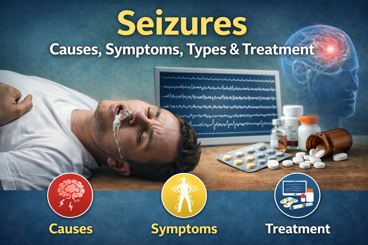Seizures: Causes, Symptoms, Types, and Treatment