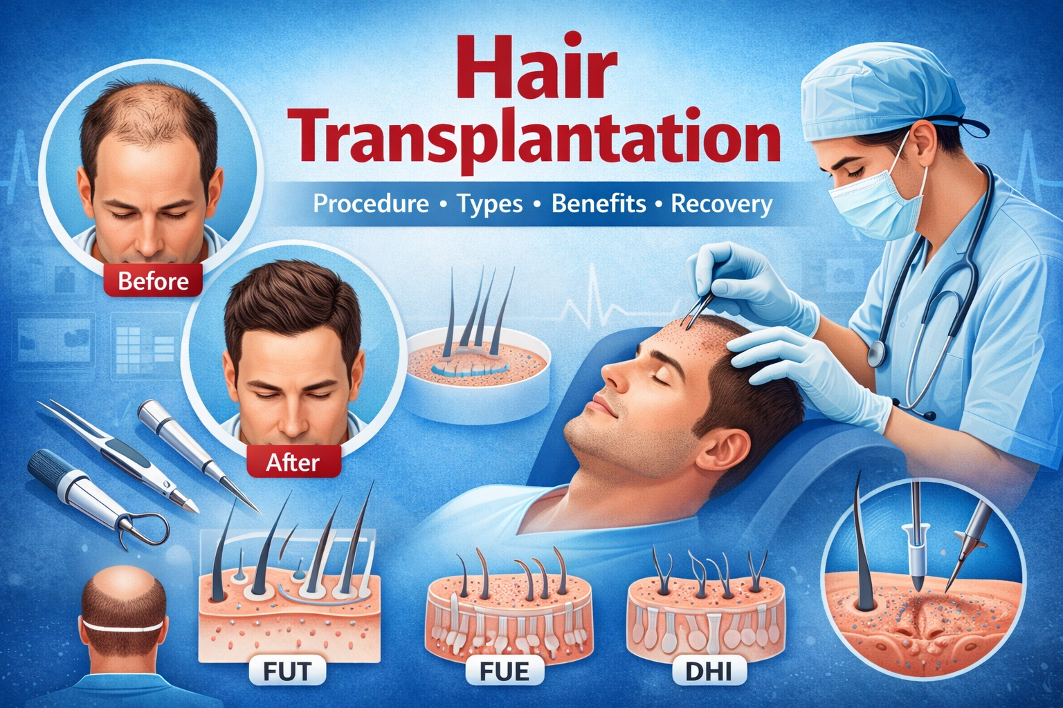 Hair Transplantation: Procedure, Benefits, Types, and Recovery Guide