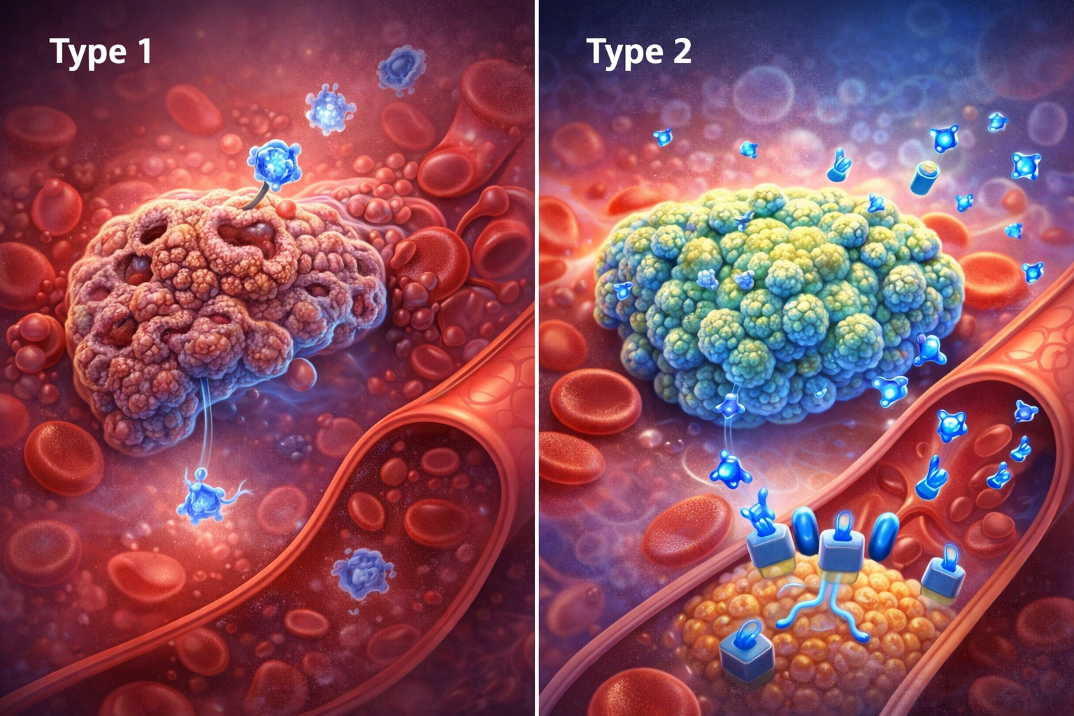 Difference Between Type 1 Diabetes and Type 2 Diabetes