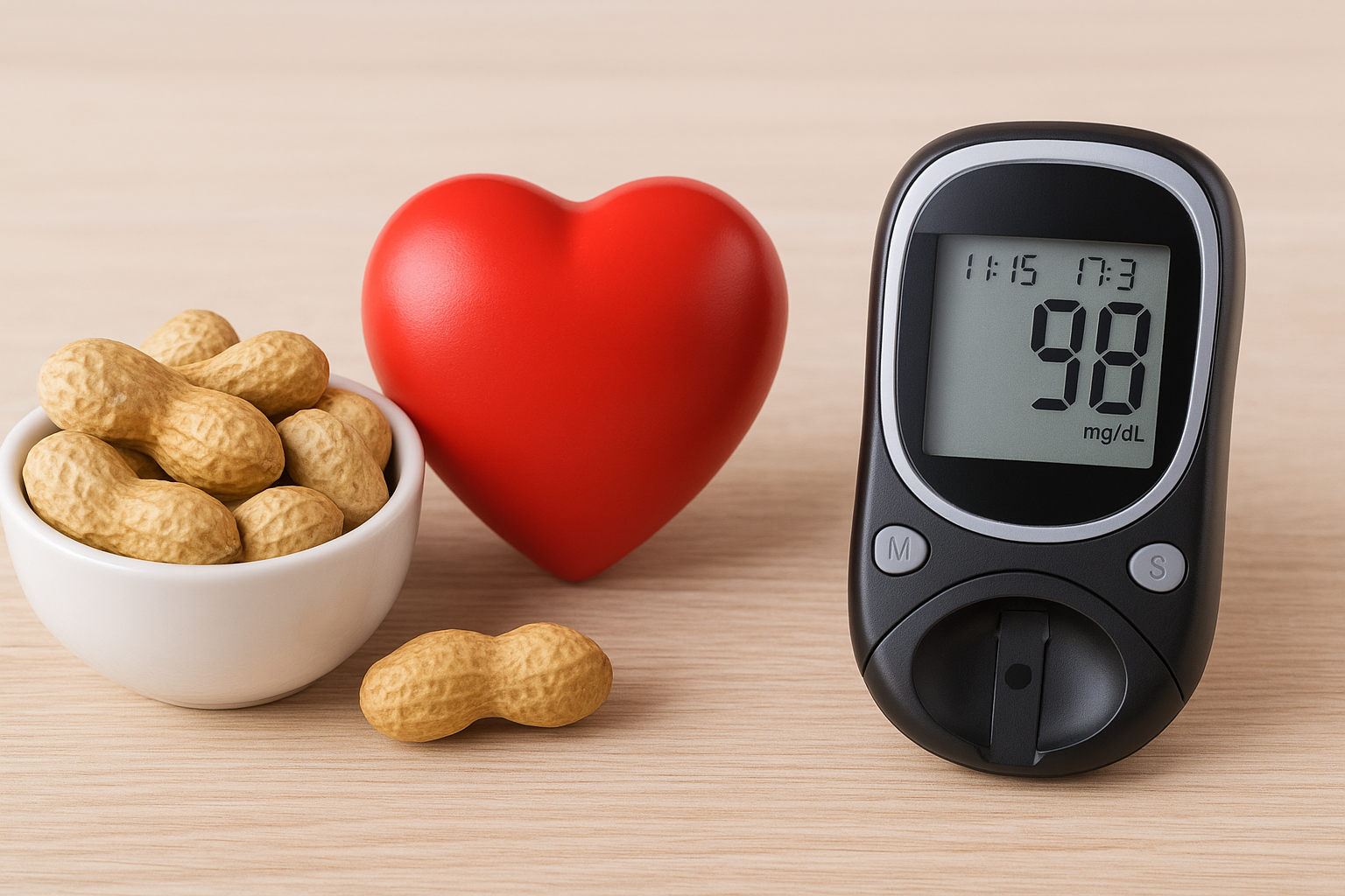 Peanuts: Health Benefits for Diabetics and Heart (CVD) Patients