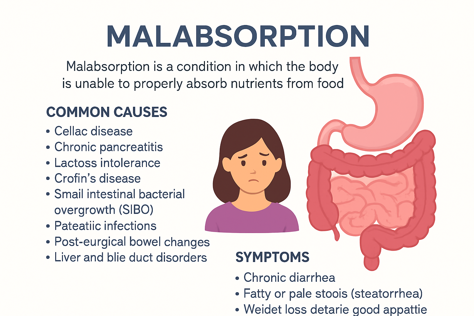 Malabsorption: Causes, Symptoms, Diagnosis, and Treatment