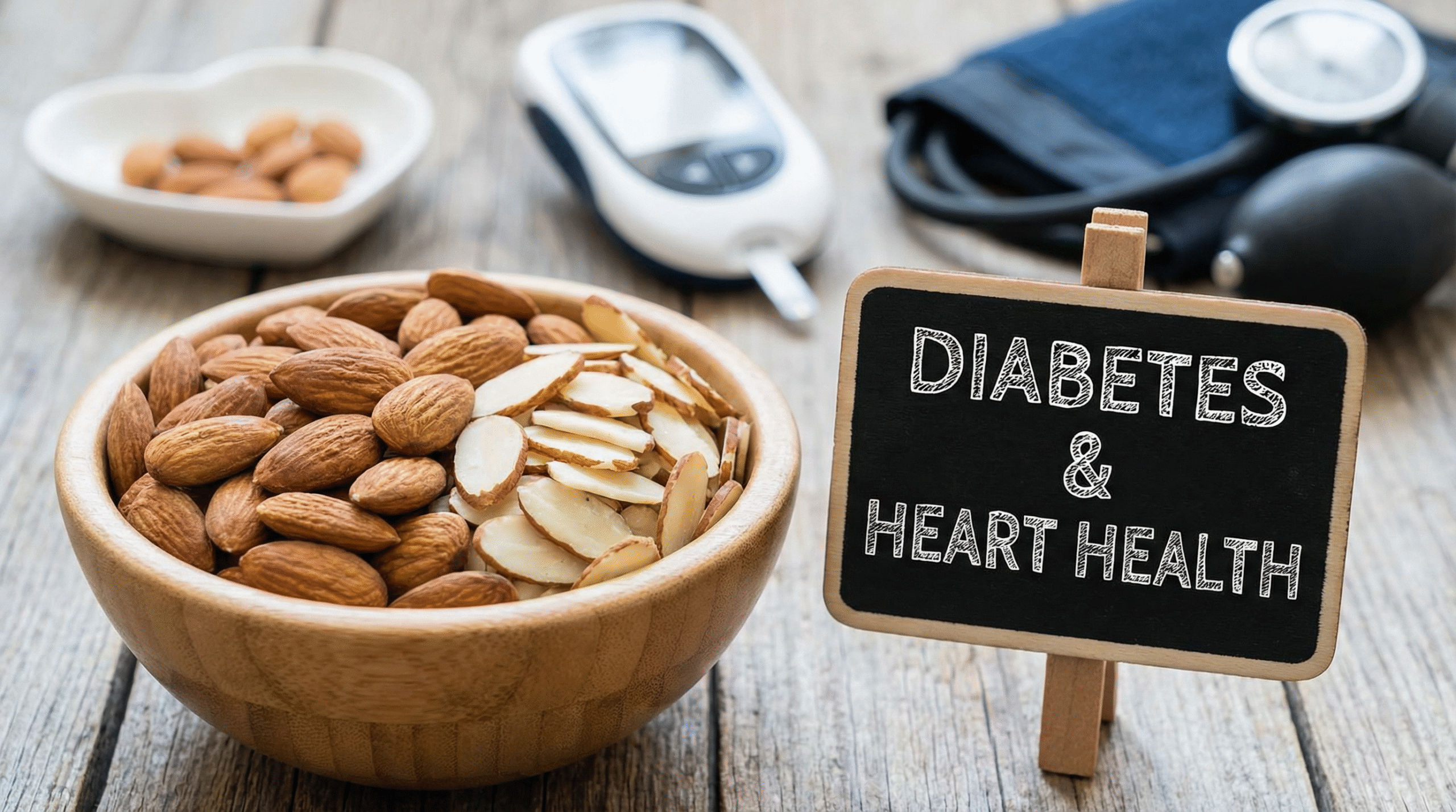 Almonds: Powerful Health Benefits for Diabetics and Heart Patients